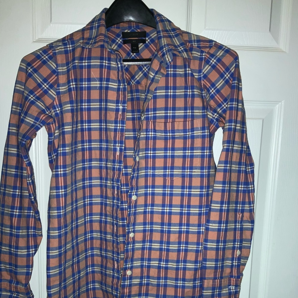J crew flannel shirt